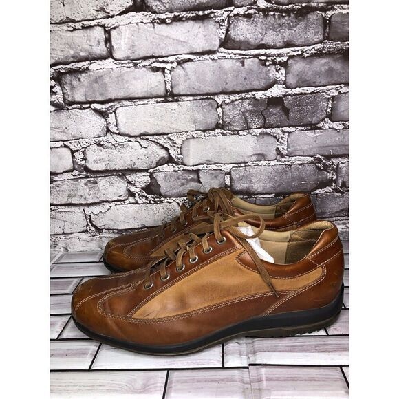 Rockport Powered by DMX Brown Leather Bicycle Toe Shoes Men’s Sz 11.5M US/45EU - Picture 10 of 16